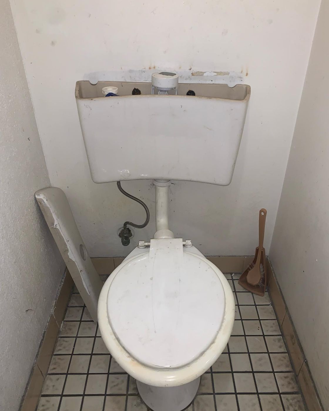Toilet replacement before